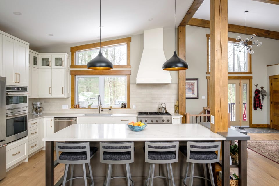 Open concept gourmet kitchen - great for hanging out together.