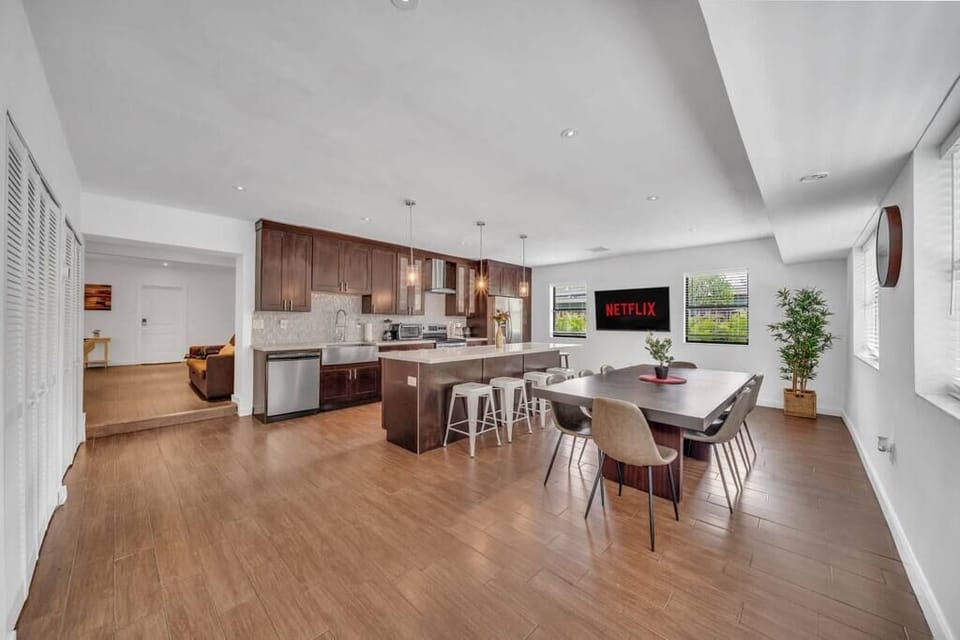 Bright Kitchen and Dining Room