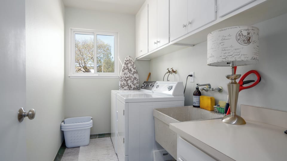 Laundry made easy with our dedicated space.
