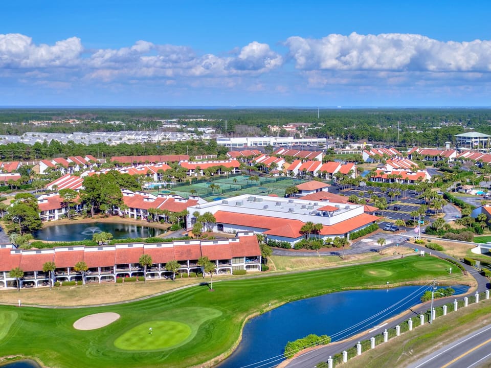 Aerial View of Golf Course