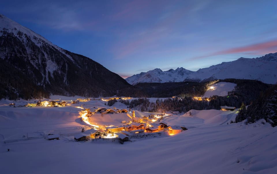 Niederthai Winter Nachts