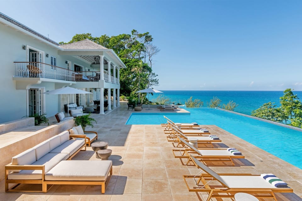 Poolside paradise: Dive into luxury at Aquamarina Villa.