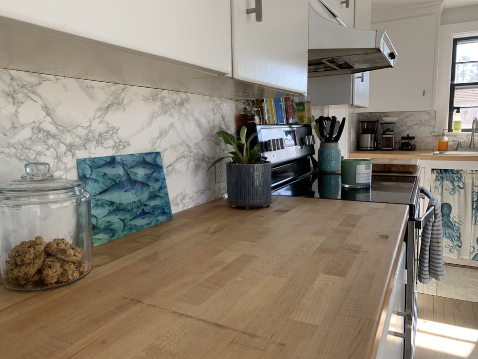 Butcher block counter tops
