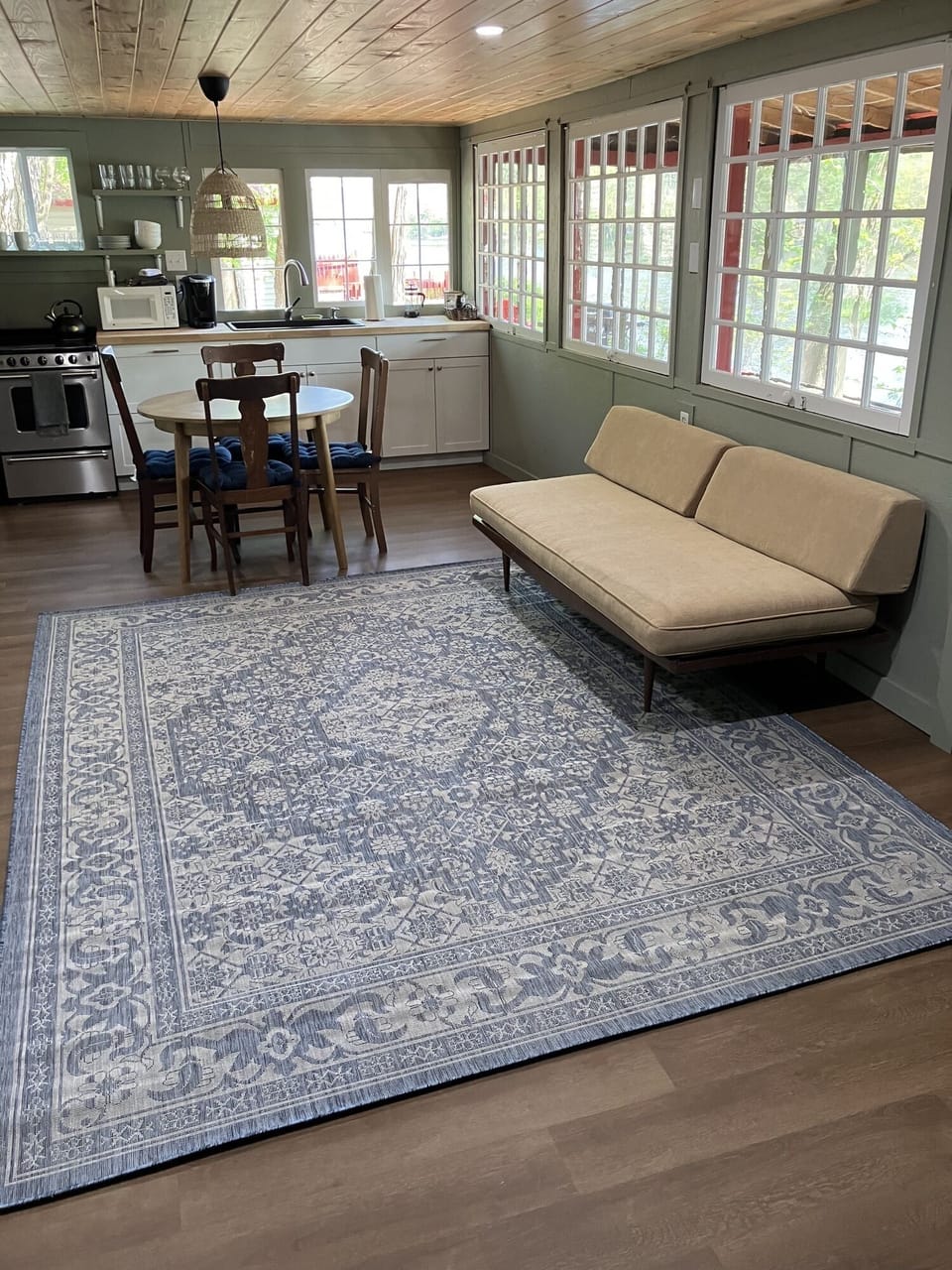 Front room towards kitchen