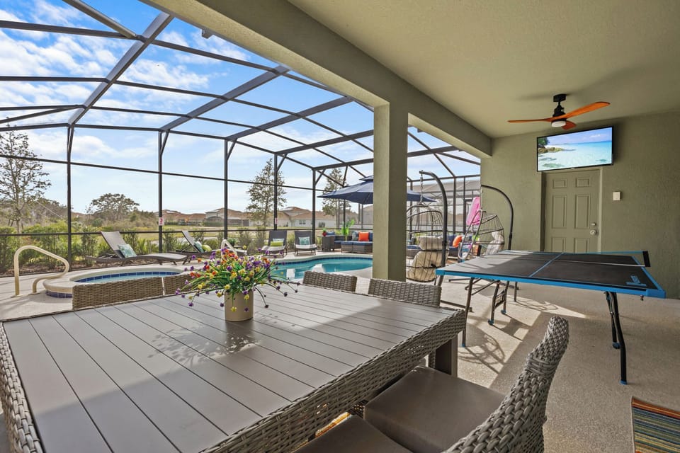 Pool and Spa area