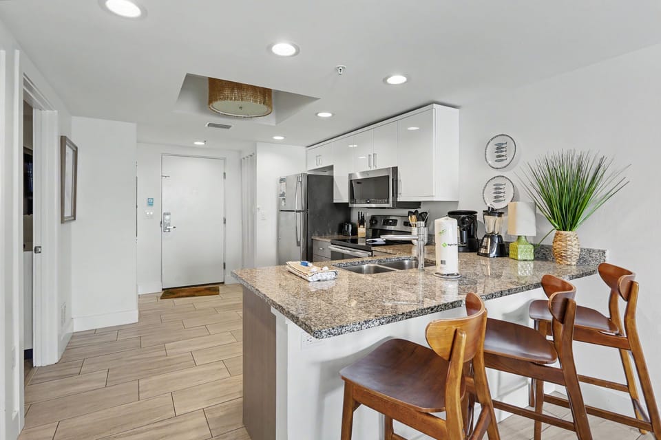 Kitchen with Extra Counter Seating