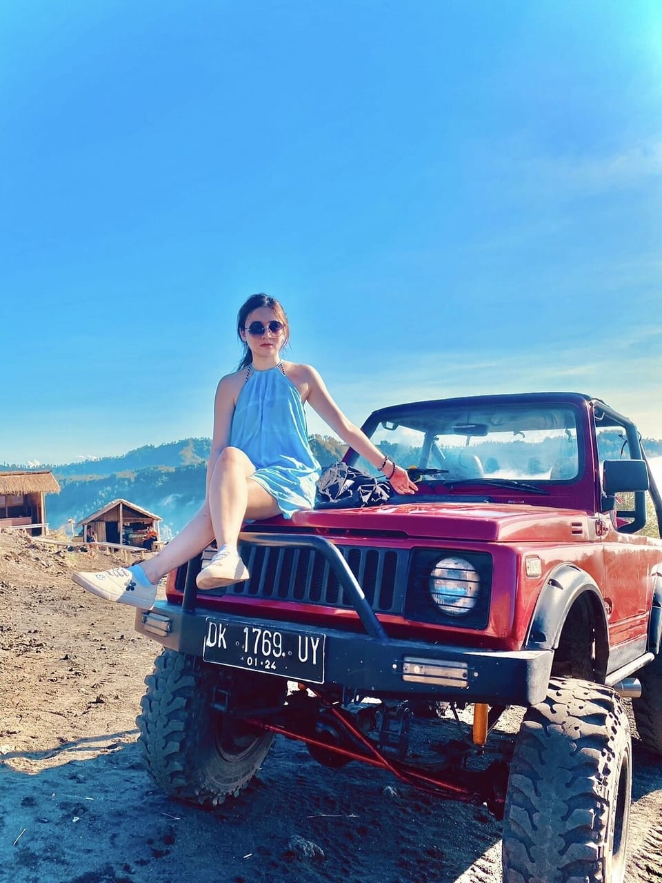 a very interesting tour held on top of Mount Batur, 4wd jeeps tour Resort in Bali