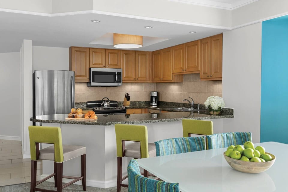 Full kitchen with all the amenities needed.