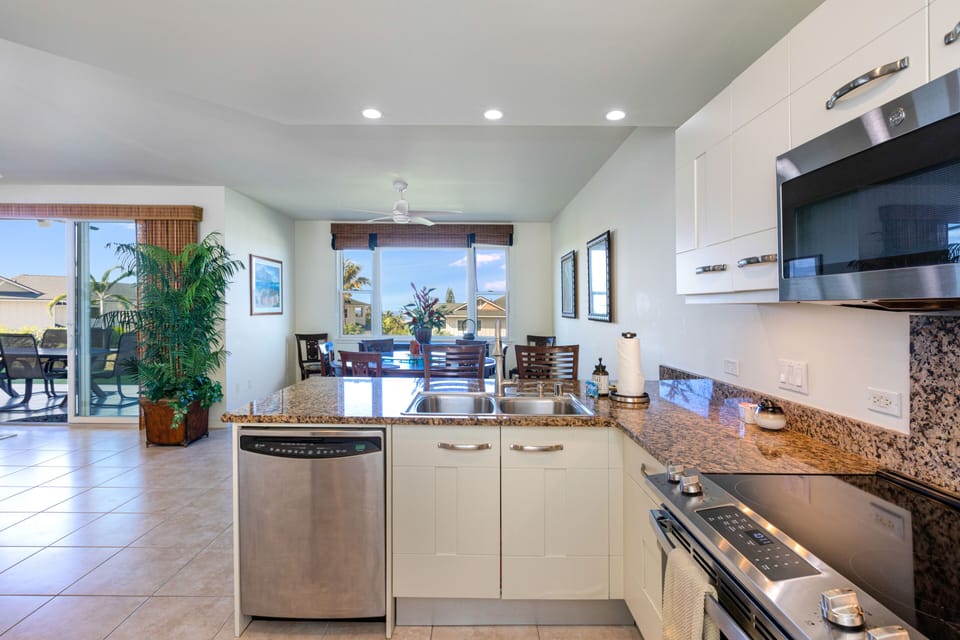 Catch glimpses of the outside right out of your kitchen