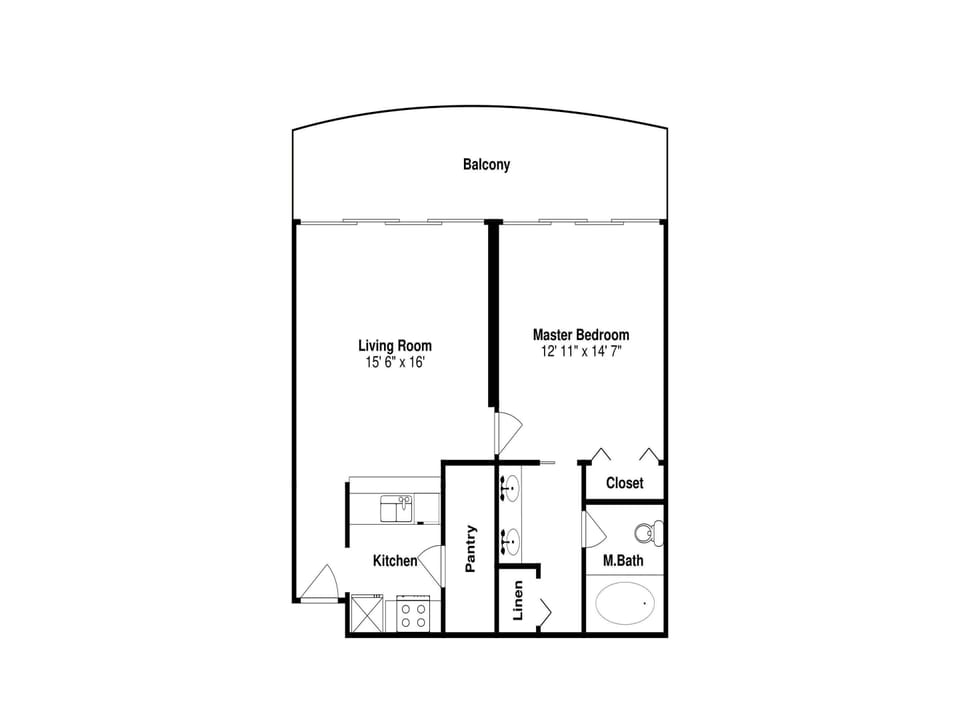 Long Beach Resort Tower III #402 | Floor Plan