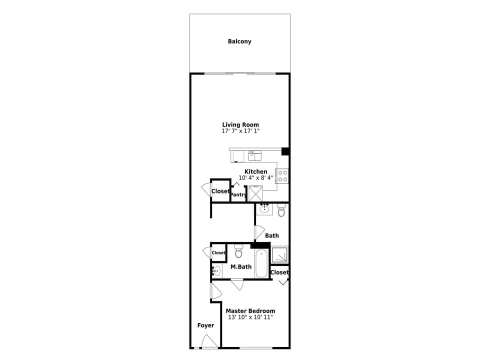 Shores of Panama #1908 | Floor Plan