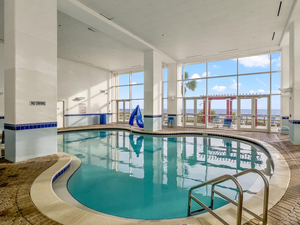 One of Two Indoor Heated Pools