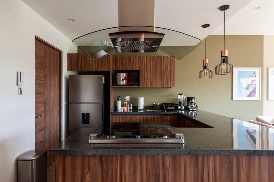 Fully equipped kitchen