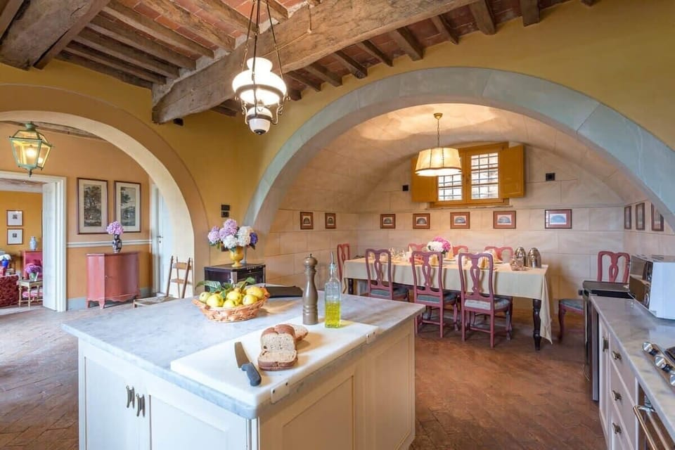 Kitchen and dining area