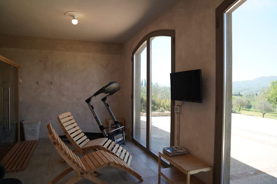 Private gym and wellness area