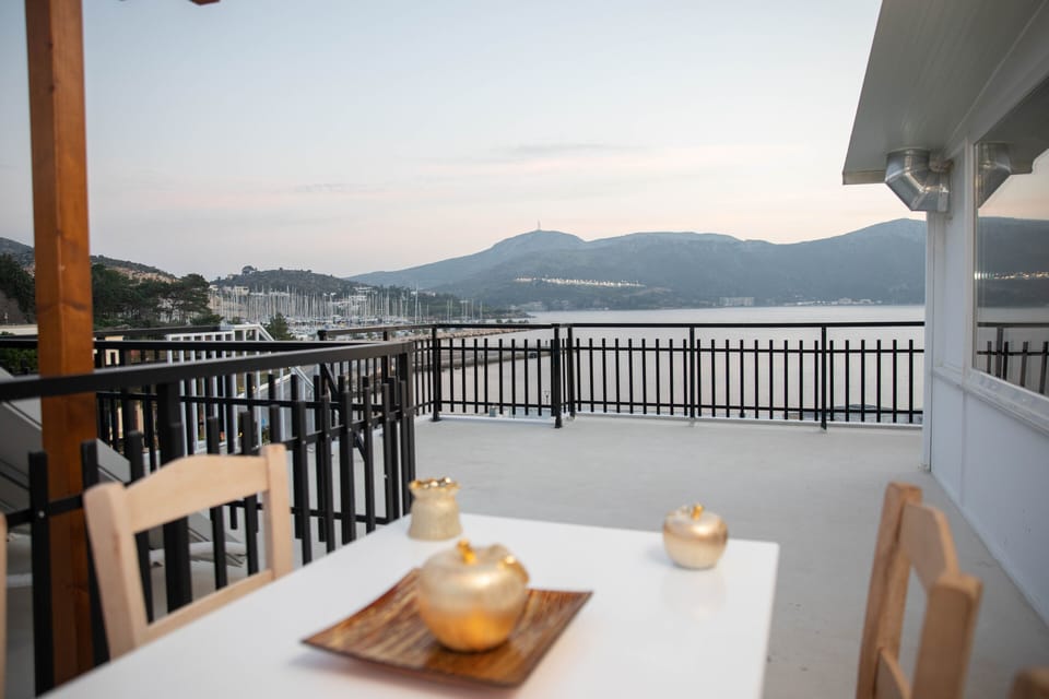 Terrace Dining Area with Marina View
