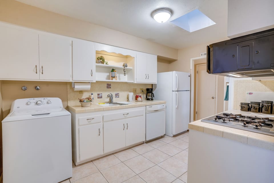 Kitchen | Main Level | Washer | Coffee Maker | Complimentary Spices