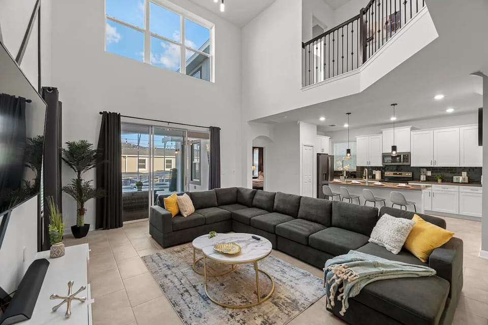 Family Room and Kitchen
