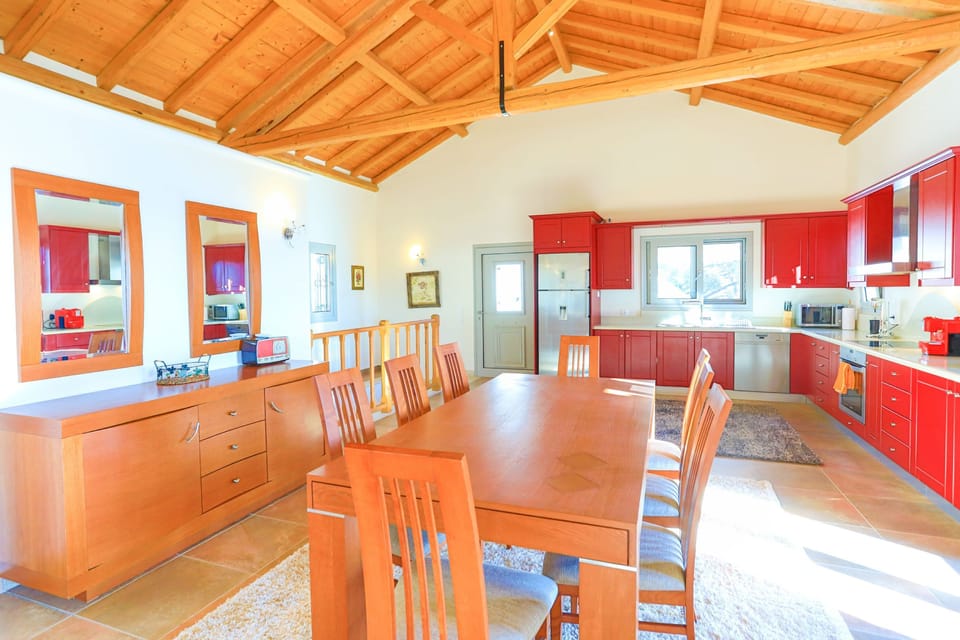 Dining and kitchen area