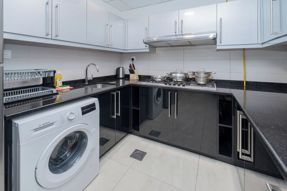 Photo of the equipped kitchen