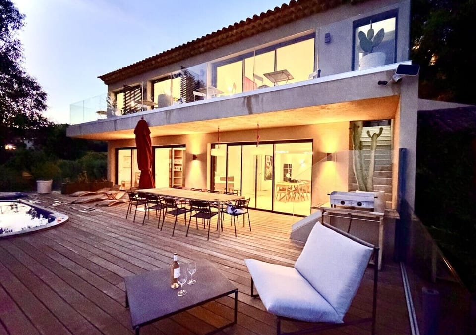 Evening ambiance on the panoramic terrace