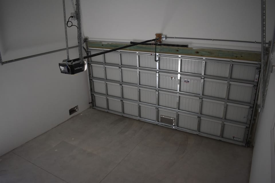 Garage for 2 cars and a separate freezer for if you go fishing