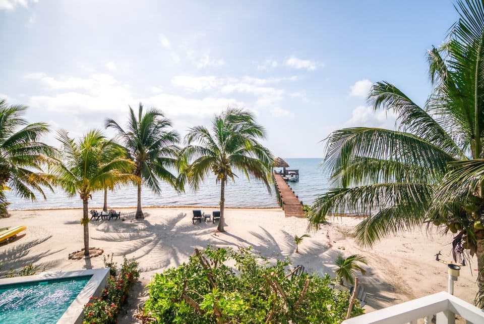 Amazing white sand beach