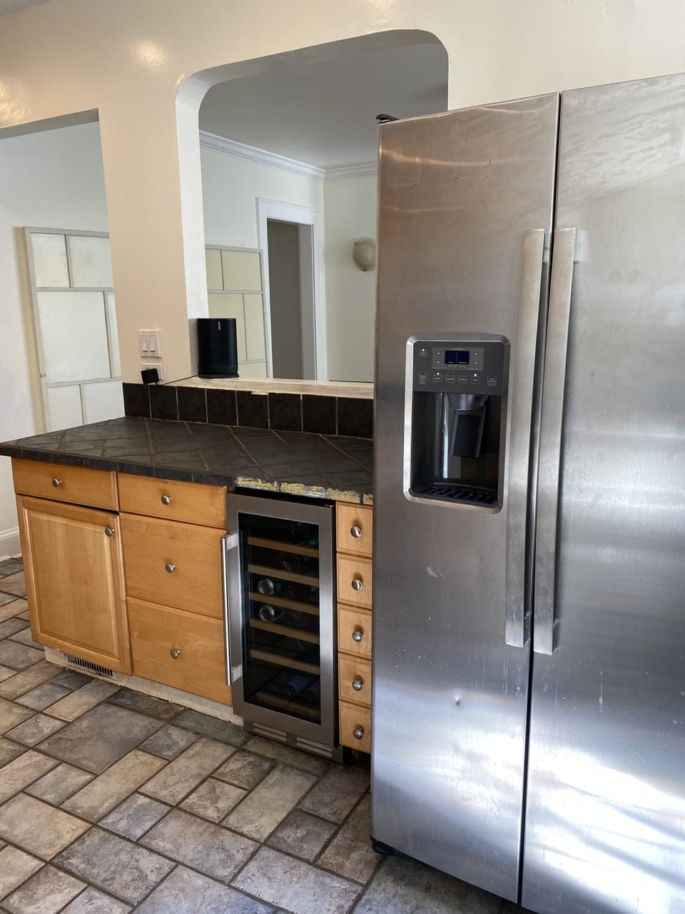Our Chef's Kitchen is great for wine parties and includes a wine refrigerator.