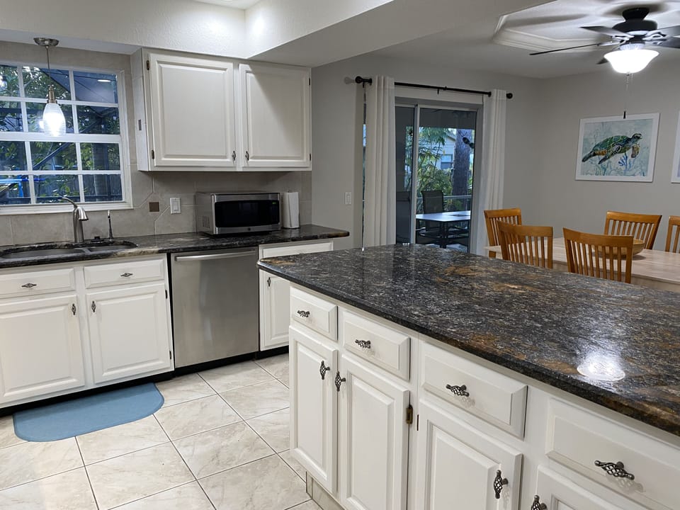 Fully stocked kitchen