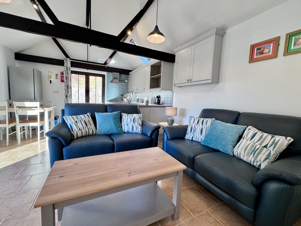 Open plan living and dining