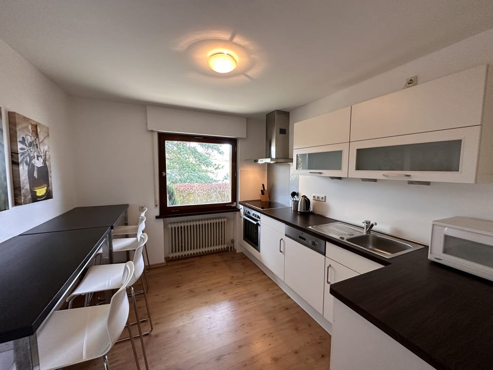 One of the 2 kitchens.