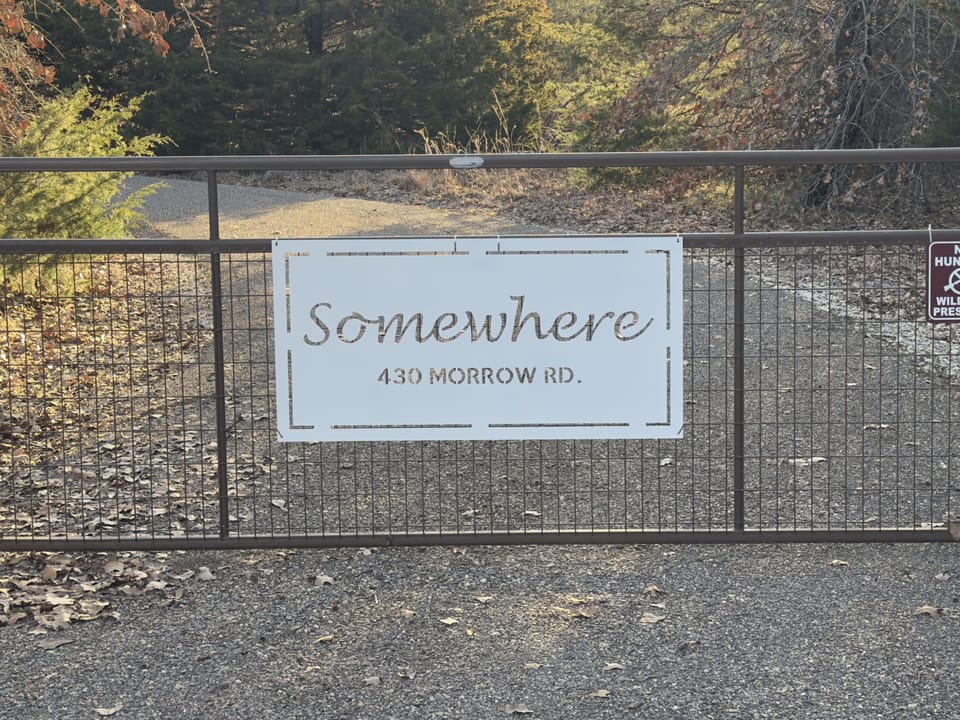 Entrance gate. 