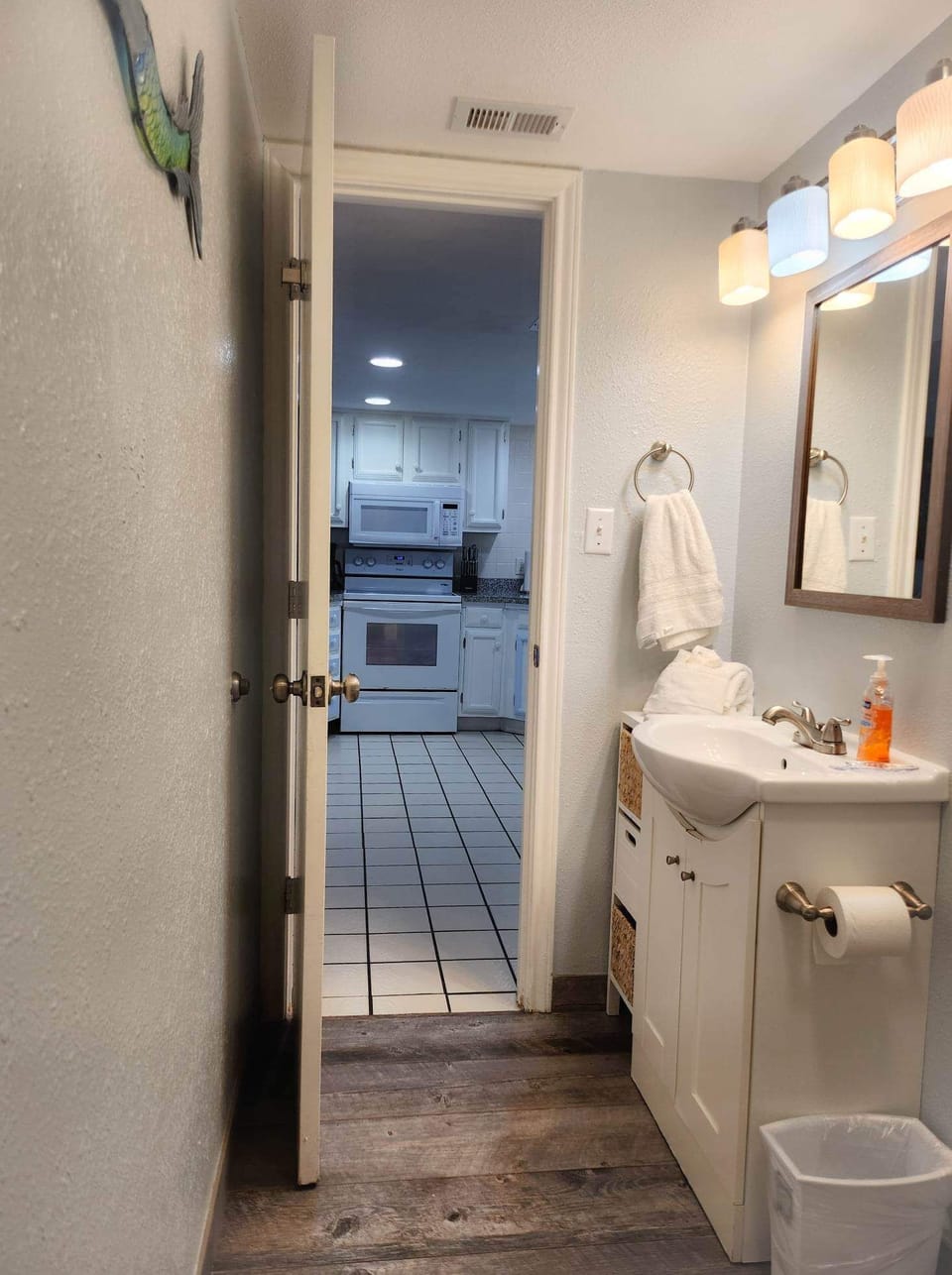 hallway bathroom