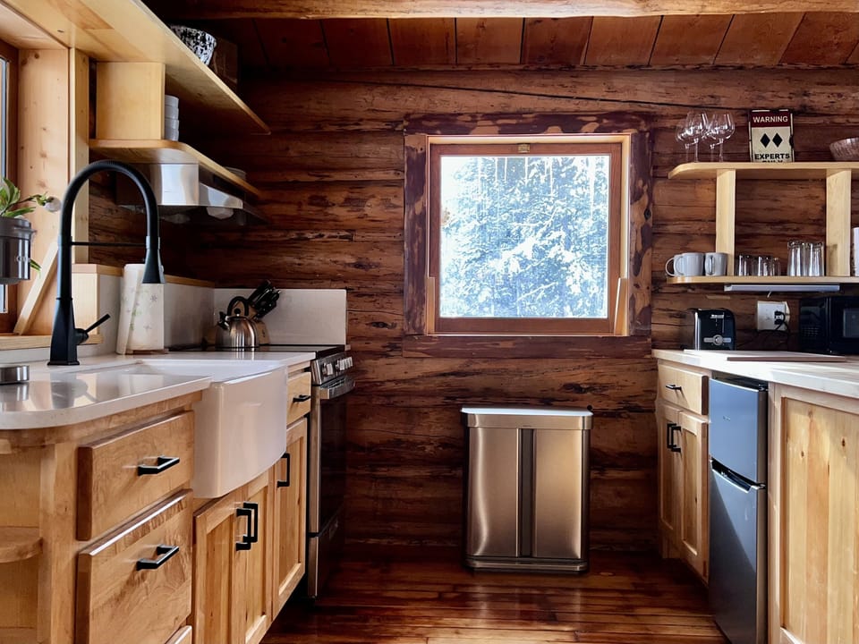 Kitchen space.