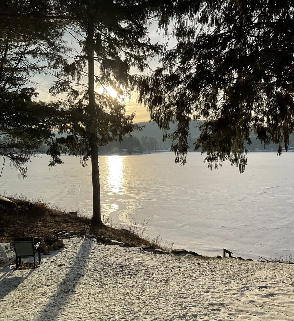 Winter Sunrise as viewed from the living room
