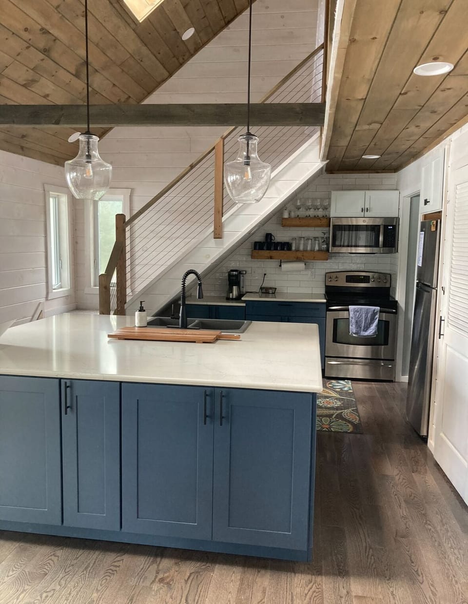 Fully stocked kitchen