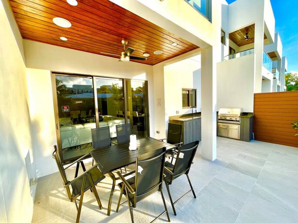 Outside dining area