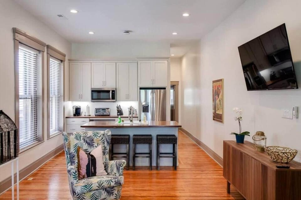 First floor open kitchen/family room