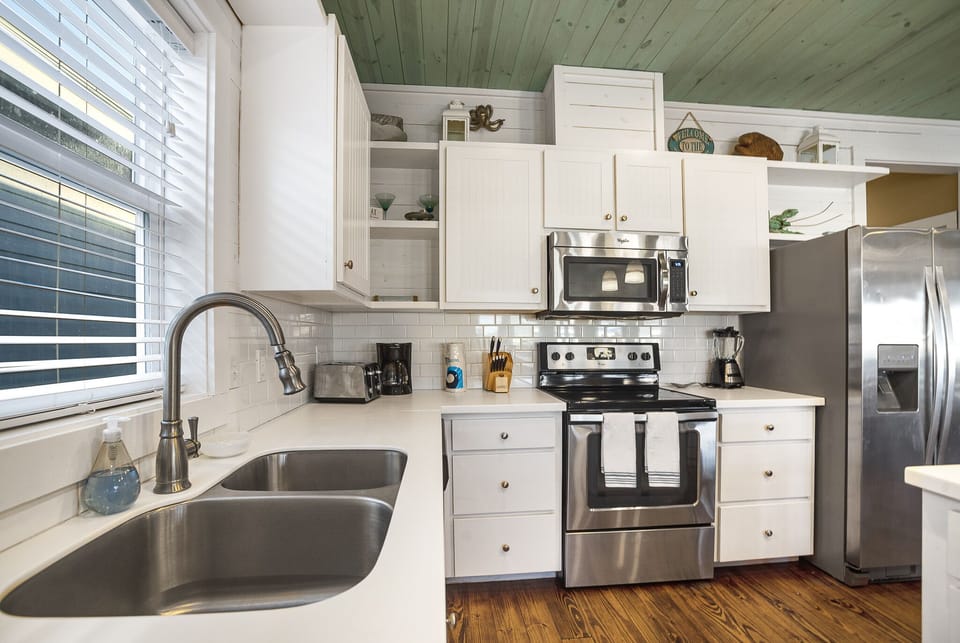 Kitchen with appliances.