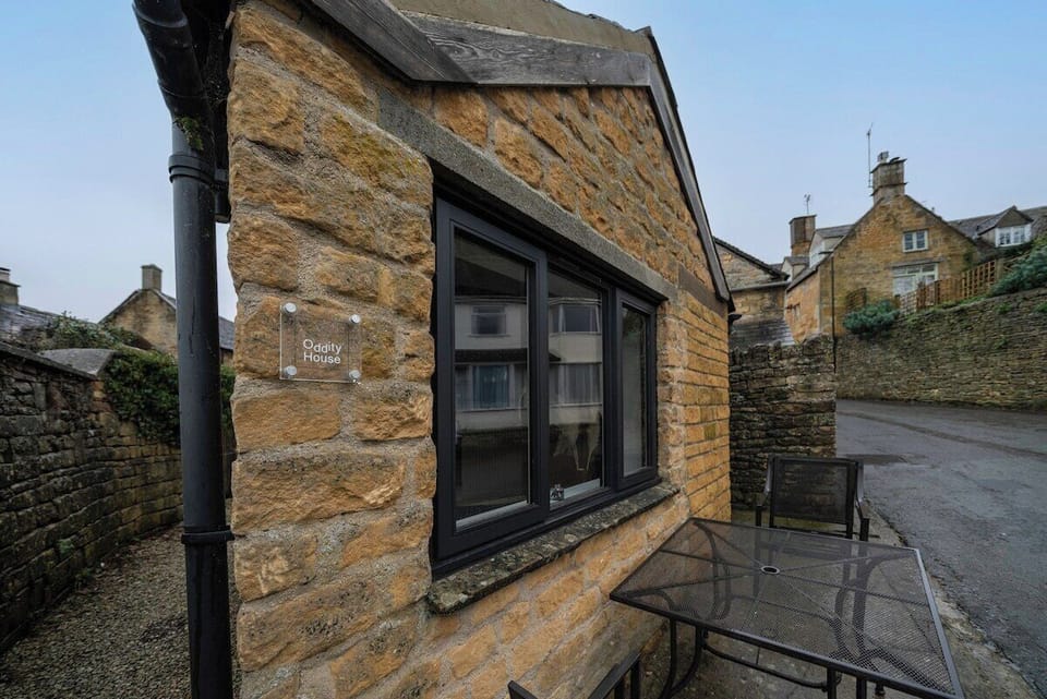 Enjoy a relaxing outdoor brunch with a view of the stunning stone architecture