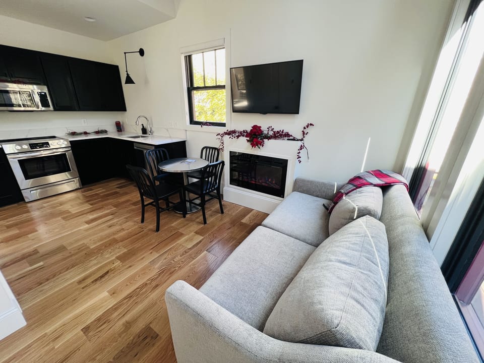 Living Room. Each window offers a river view.