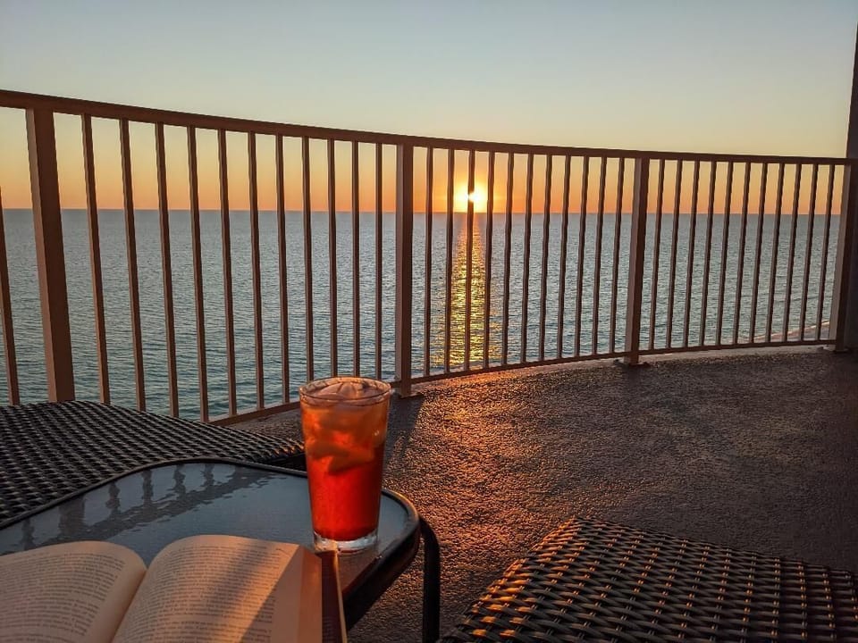 Sit down, relax and enjoy the beautiful sunsets.