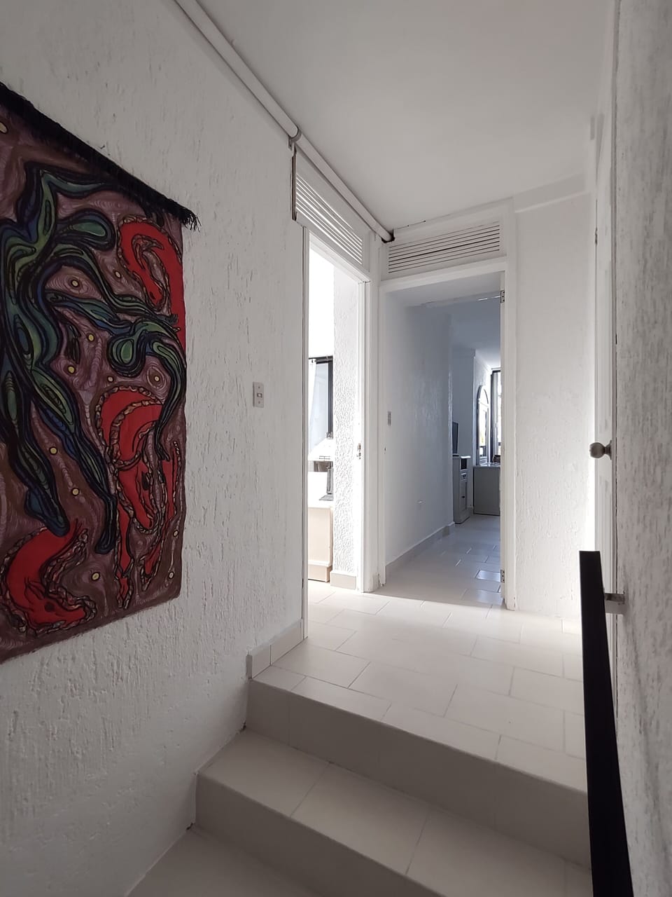 Both bedrooms are on the second floor.