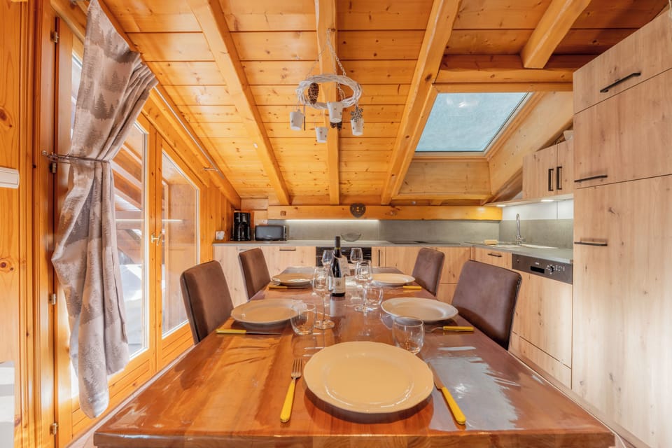 Kitchen and dining area