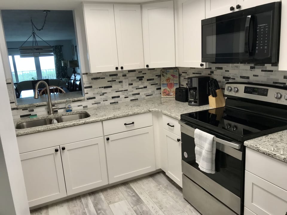 Large recently renovated kitchen
