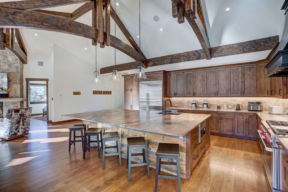 Large kitchen island