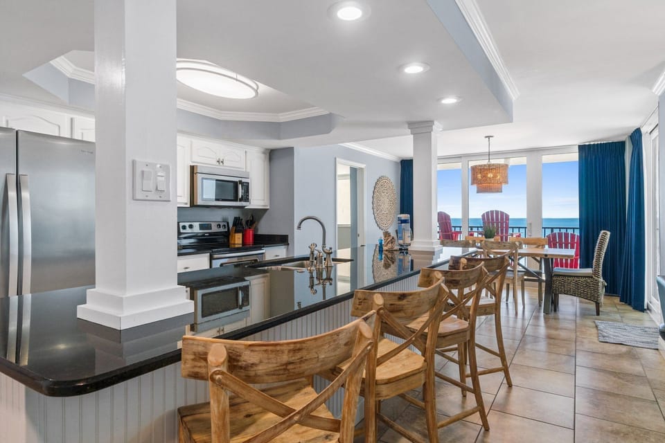 Remodeled kitchen with a VIEW