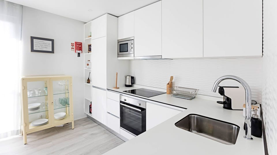 Practical kitchenette, equipped with all the supplies you might need during your stay #wonderful #modern #nice
