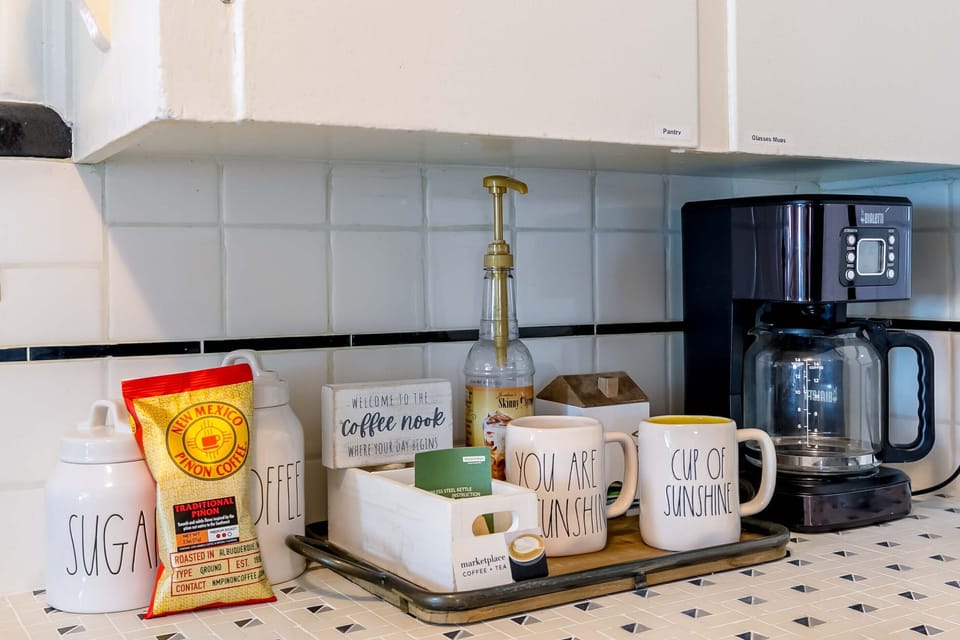 Coffee Station featuring NM coffee.