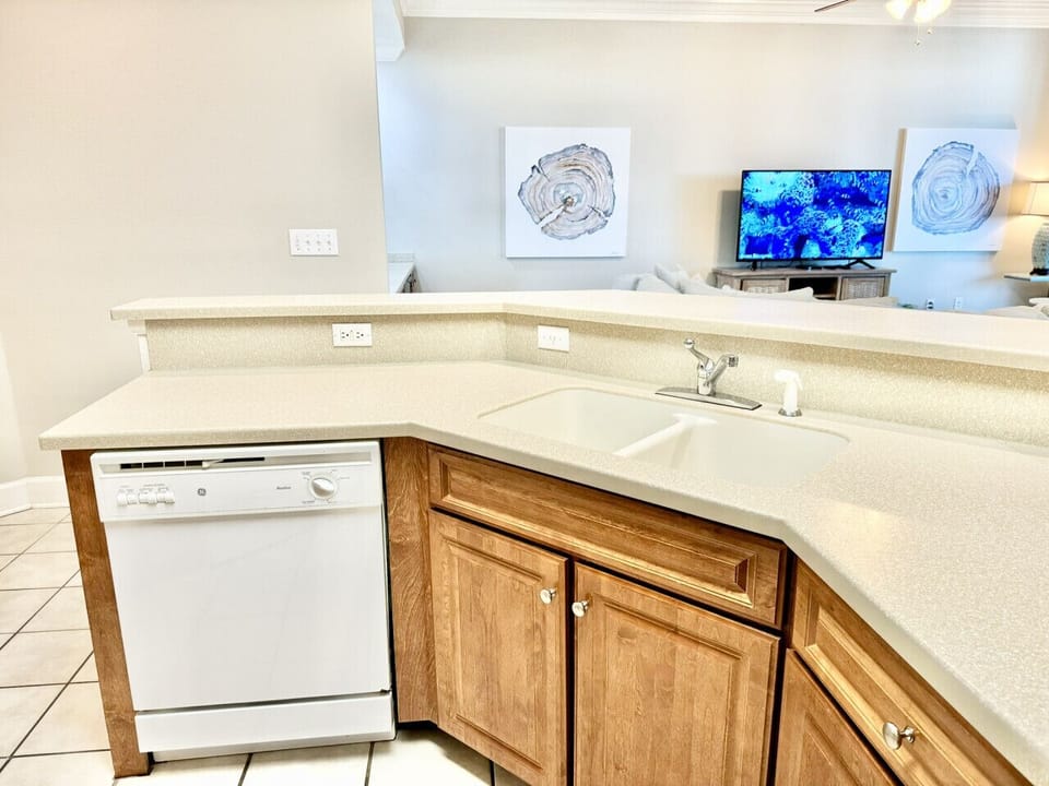 Fully stocked kitchen is ready for all your cooking desires.
